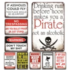 Предупреждение ный слоган, жестяной знак, винтажный Остерегайтесь оловянного плаката, потертый шик, украшение для двора, фермы, металлическая табличка, знак, подарок для папы, художественные настенные знаки