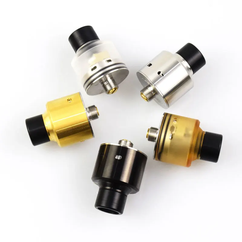 

Newest Hadaly citadel RDA 22MM Diameter Atomizers With Wide Bore Drip Tip Electronic Cigarette Huge Vapor Fit 510 Mod