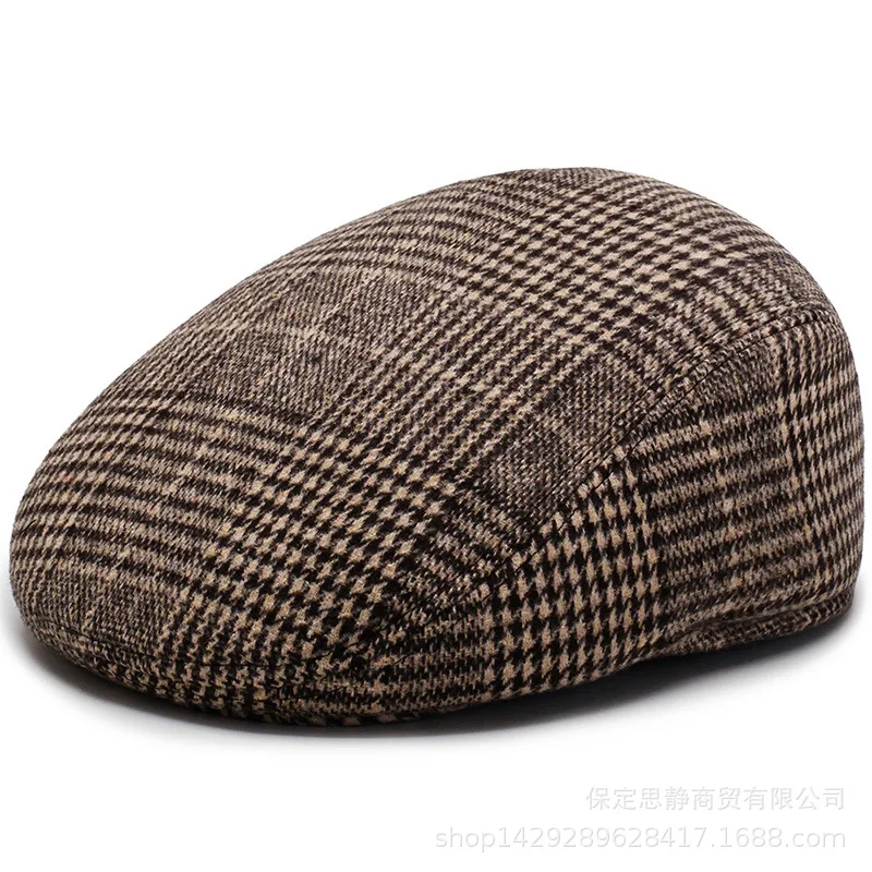 Шерстяная шапка для мужчин среднего возраста теплая зимняя | Аксессуары одежды