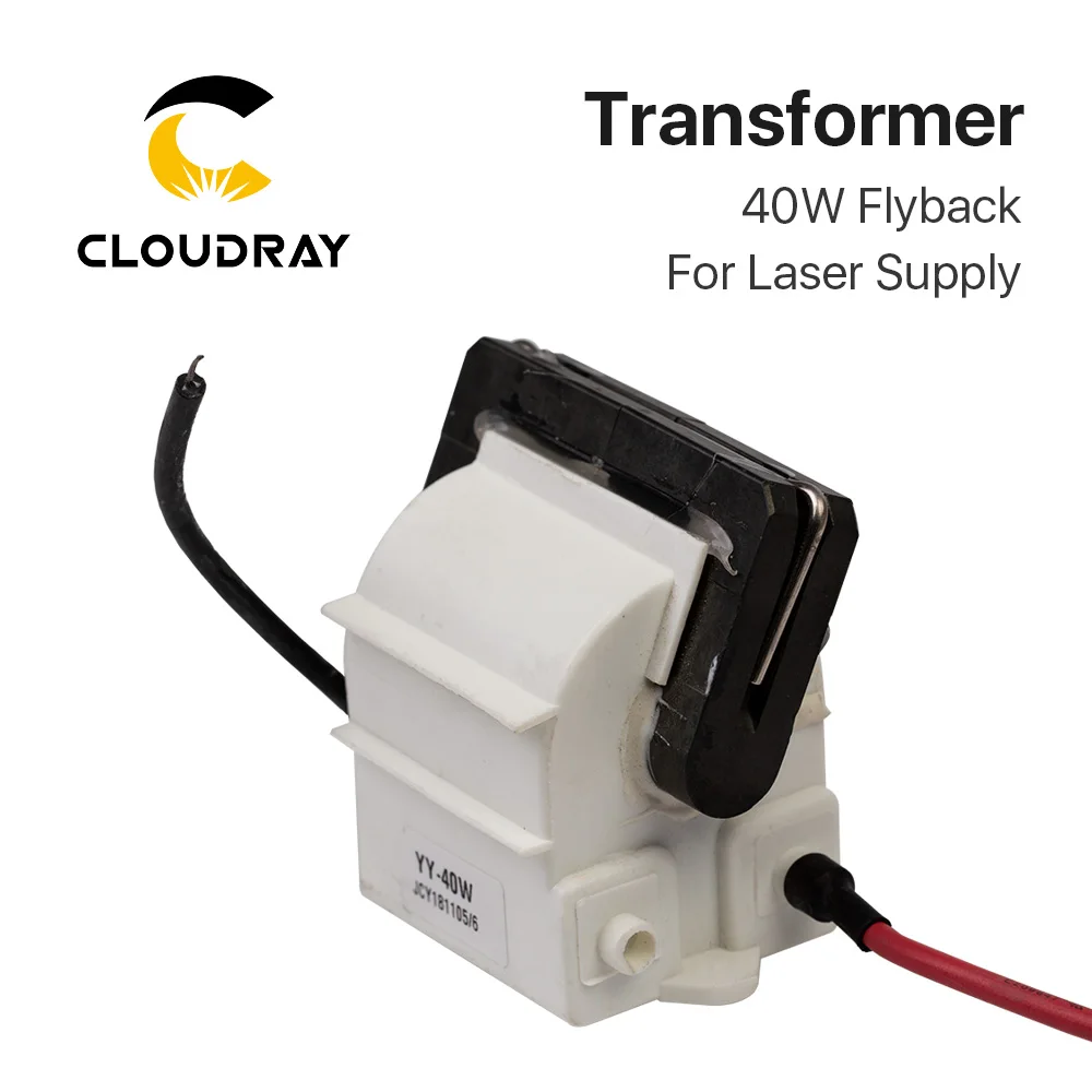 Cloudray 40 Вт Высокое напряжение Flyback трансформатор, Модель B для CO2 40 Вт лазерный источник питания