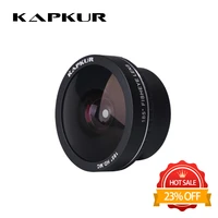 kapkur phone lens 185 degree hd fisheye lens for huawei series smartphone