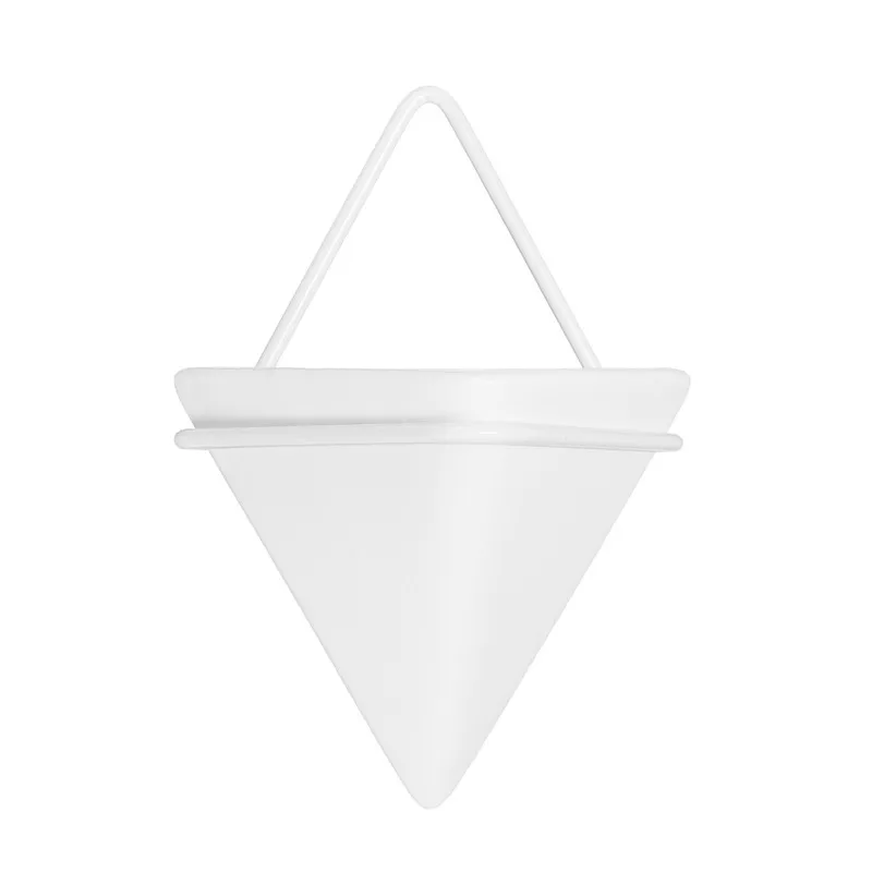 Настенный горшок для растений с суккулентами в скандинавском стиле железный