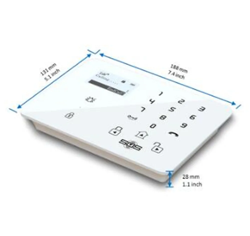 

GSM/3G Elderly Alarm System App Remote Control