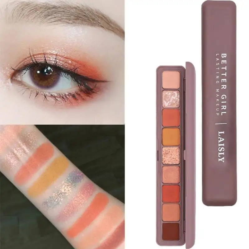 Водонепроницаемая стойкая палитра теней для макияжа Палитра Шиммер пигментный