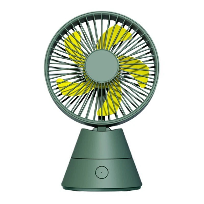 

Super Mini Rechargeable Desktop Fan 3 Wind Speeds Portable Ultra-quiet USB Fans 3D Airflow Cyclone Cycle for Home Office
