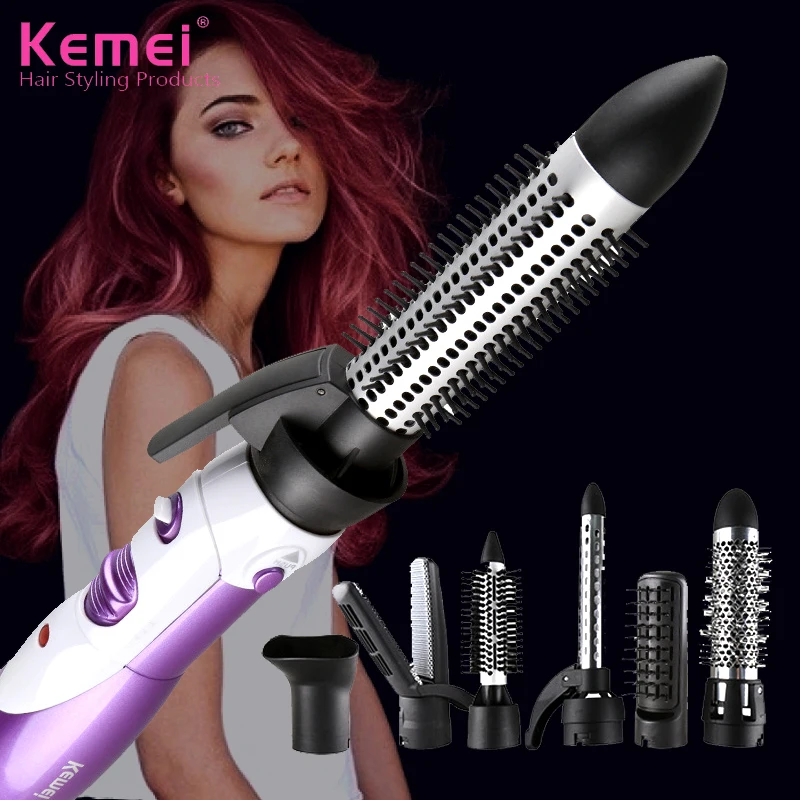 

Electric Hair Dryer Blow Dryer Hair Curling Iron Rotating Brush Hairdryer Hairstyling Tools Professional 7 In 1 hot-air brush 40