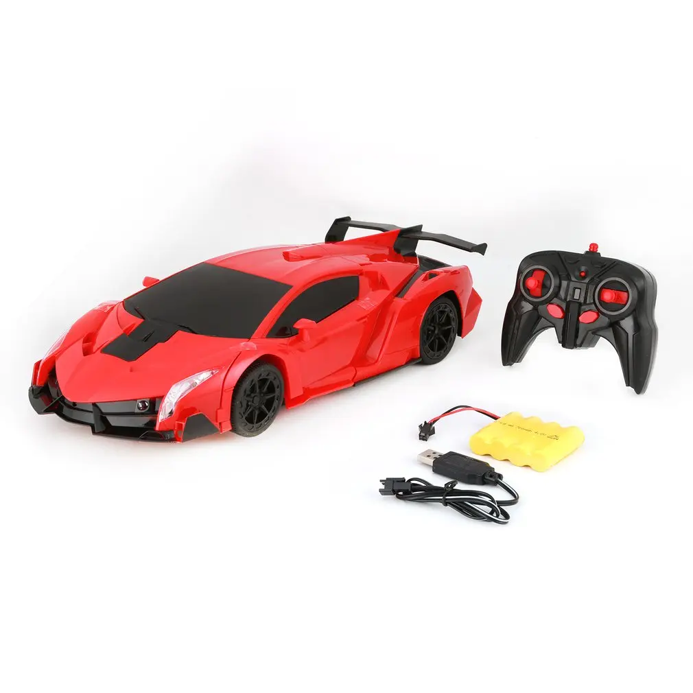 Трансформатор RC 2 в 1 RC автомобиль Вождение Спорт Привод роботы-Трансформеры модель жестов зондирования дистанционного управления автомобиль Боевая игрушка - Цвет: Красный