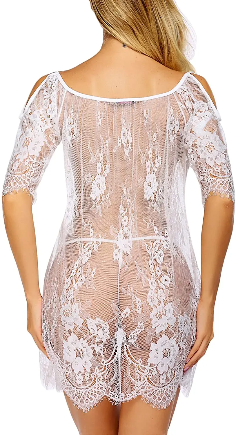 

Avidlove Women Chemises Lace Smock Lingerie Mini Babydoll