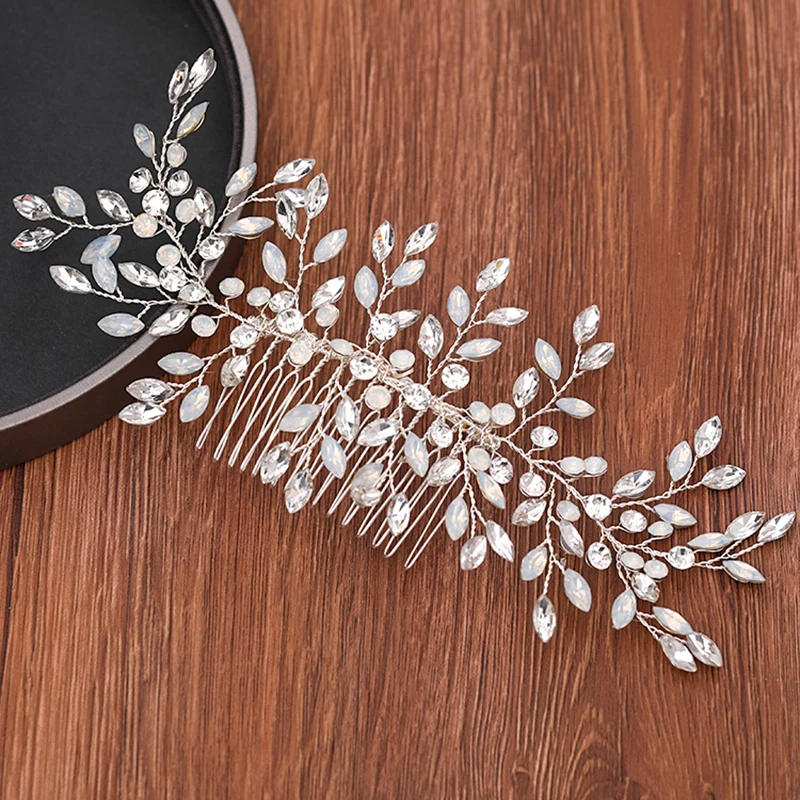 Роскошный свадебный гребень для волос с кристаллами свадебные аксессуары тиара