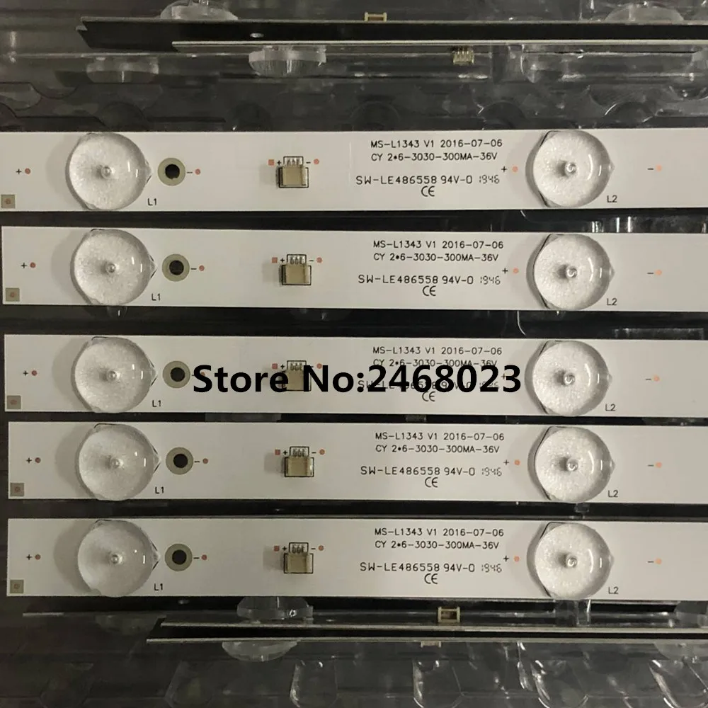 Купить Новые 30 шт./лот 6LED светодиодная лента подсветки для 32 дюймов JL.D32061330-081AS-M E348124 MS-L1343 L2202 L1074 V2 2-6-3030-300MA-36V