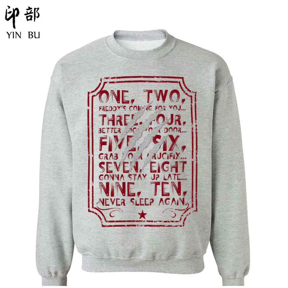 A Nightmare on Elm Street freddy krueger hoodies hoodie Hoodie collar sudadera hombre con capucha | Мужская одежда