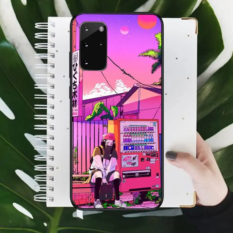 

Art Pixel Aesthetic Silicone Phone Case For Samsung galaxy S 7 8 9 10 20 edge A 6 10 20 30 50 51 70 note 10 plus