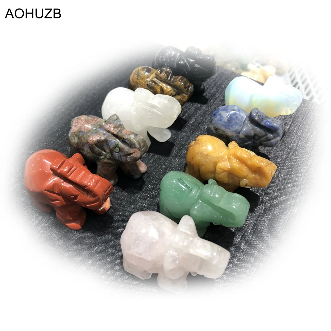 Натуральные кристаллы кварца высококачественный Опалит мокаит агат слон резьба