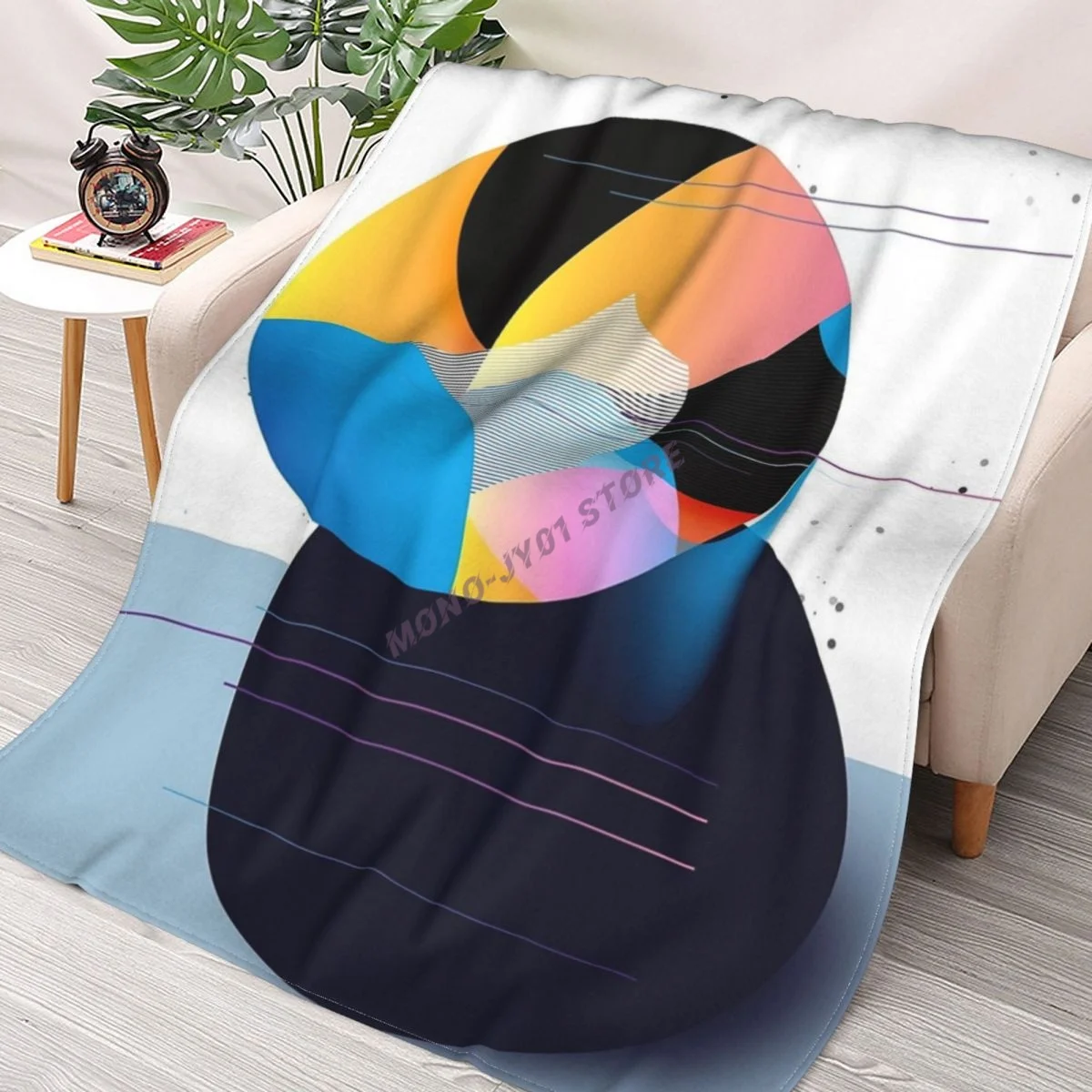 

Abstract Art Style #3 Throw Blanket Sherpa Blanket cover Bedding soft Blankets