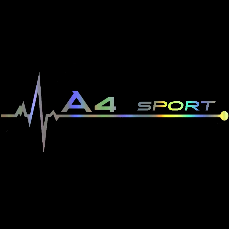 

20*7cm Car Stickers Sport jdm Stickers for Car Vinyl Window Creative Auto Stickers and Decals Car-styling for Audi