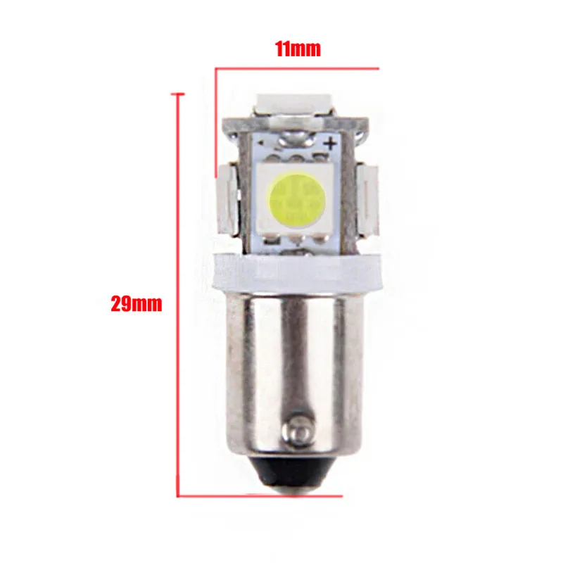 Новые 4 шт. T11 BA9S Белый 5050 SMD 5 светодиодный низкое потребление с can bus чрезвычайно