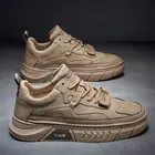 Зимняя обувь с высоким берцем и на высокой платформе; Обувь на тракторной подошве; Стиль Модные мужские повседневные кроссовки полуботинки с застежками-молниями и загрузки Спортивная обувь Мужская Легкая спортивная обувь