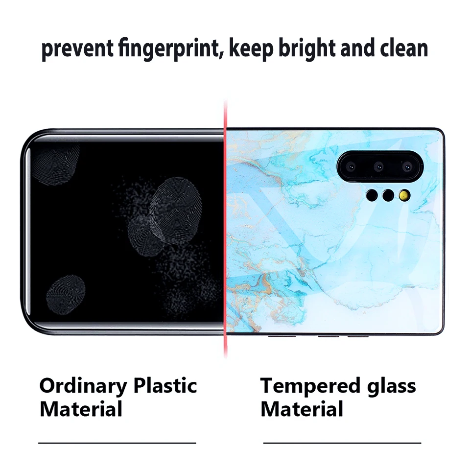 Luxury Protective Case For Samsung Note 10 Plus Silicon Marble Galaxy Note10 Pro Phone Funda |