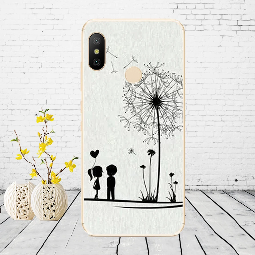 K36 Силиконовый чехол для Xiaomi mi A2 LITE, чехол с полной защитой, мягкая задняя крышка из ТПУ, чехол для телефона s для Xio mi A2 LITE, бампер - Цвет: K36