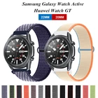 20 мм22 мм нейлоновый ремешок для Galaxy Watch 3 45 мм46 мм42 ммactive 2 Samsung Gear S3 Frontier браслет Huawei watch GT 2 2e pro ремешок
