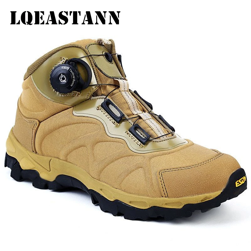 

ESDY уличная мужская обувь, тактические военные ботинки, уличные ботинки с быстрым реагированием, система боа, защитные ботинки для охоты, военные ботинки
