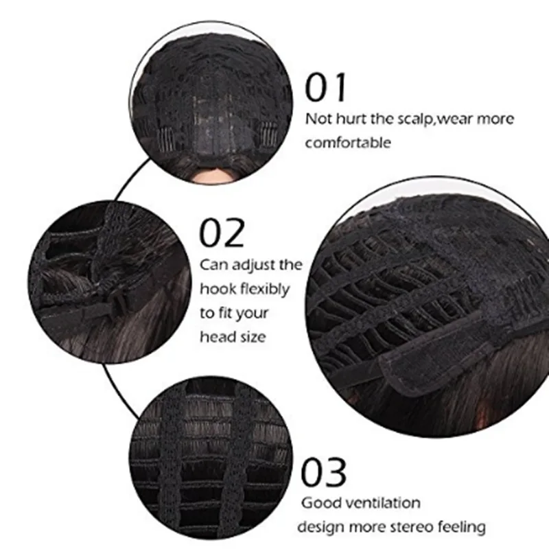 Длинный волнистый розовый и красный парик со средней частью из термостойкого
