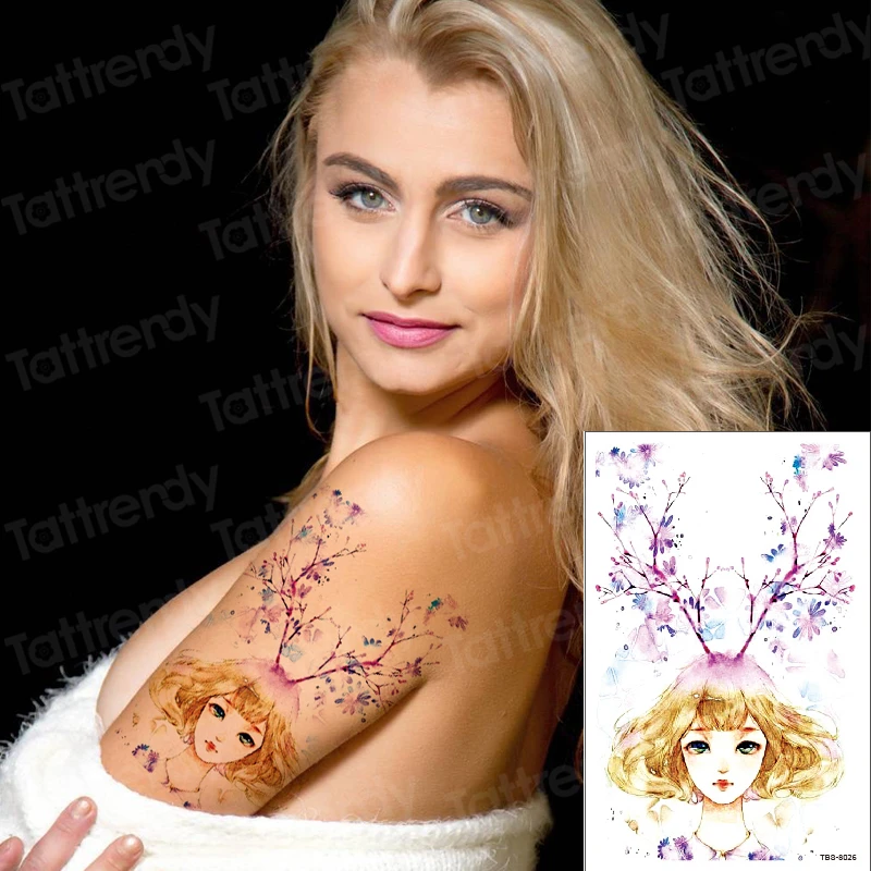 Сексуальный Тотем лоза шеи и талии татуировки переводные наклейки воды съемный водонепроницаемый Прохладный Мужской ребенок Временные татуировки боди-арт стикер