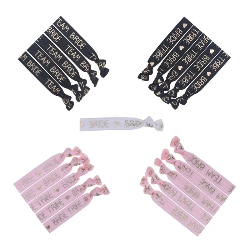 Браслет невесты 1 шт. + 10 повязка на голову для девичвечерние вечеринки аксессуары