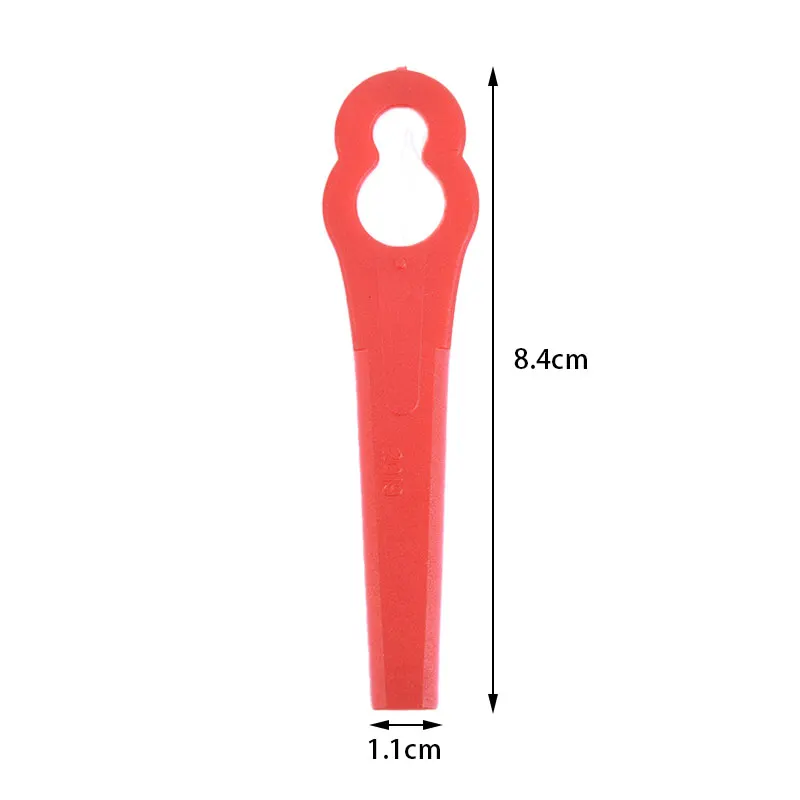 

50pcs Plastic Grass Trimmer Blades Mower Replacement Trim Fast Switch Blades