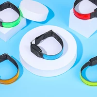 charging running bracelet outdoor safety reflective safety belt led luminous light running armband flashing wristbands