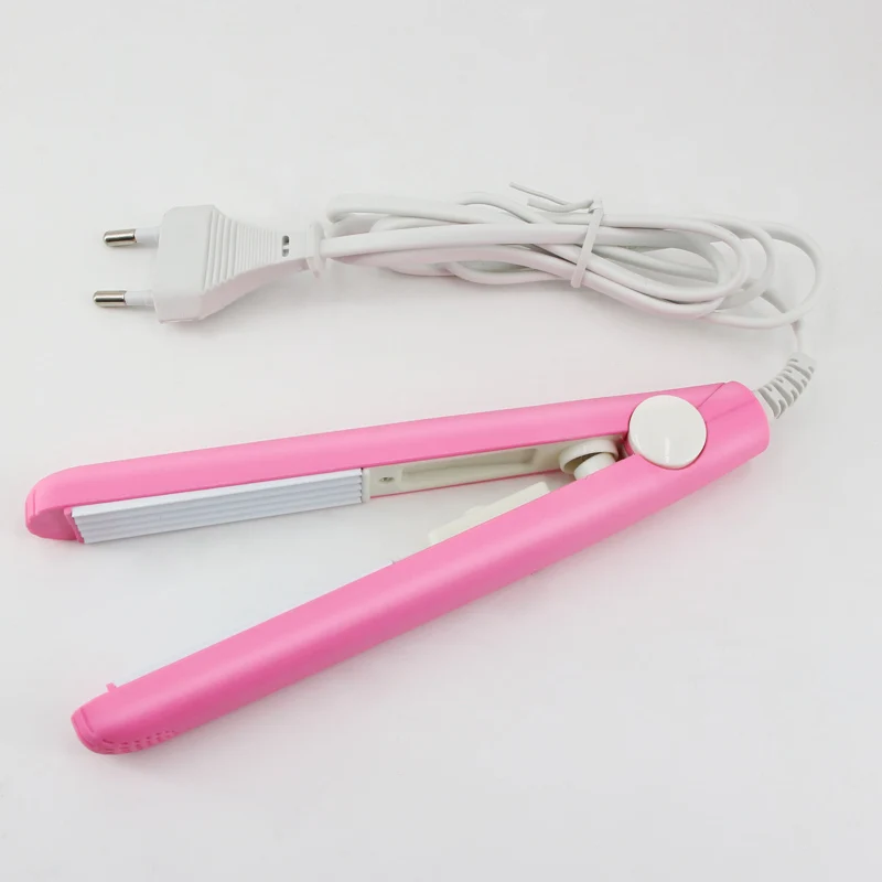 

Mini Curls Hair Straightening Iron Pink Ceramic Curling Iron Corrugate Hair Iron Styling Tools Volume Hair Curler