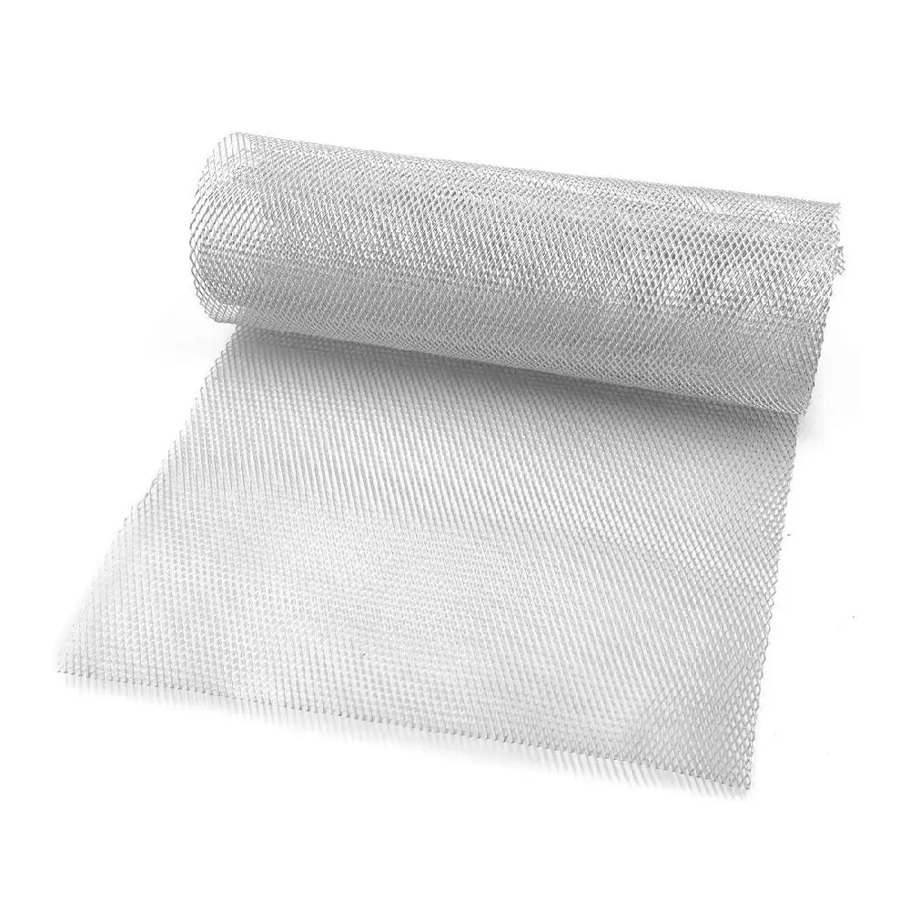 Автомобильный Серебряный тональный алюминиевый сплав 3X6 мм ромбовидная решетка