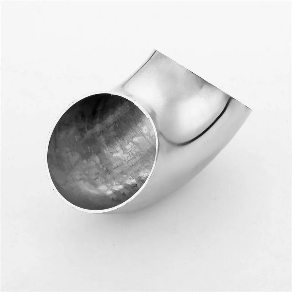 

1pc 90 Degree Exhaust Elbow 2.5in OD 2-1/2\" Mandrel Bent Pipe Stainless Steel Exhaust Pipe For Car Exhaust Pipe Modification