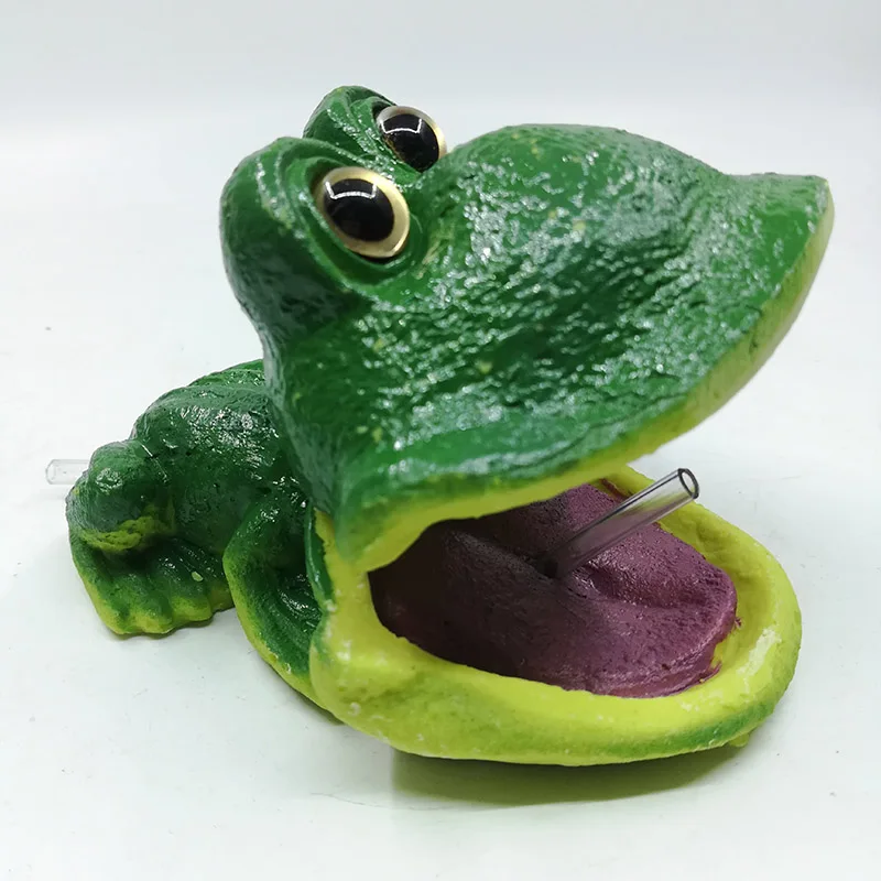 Милая Смола Мини лягушка/модель крокодила аквариум кислородный насос воздушный