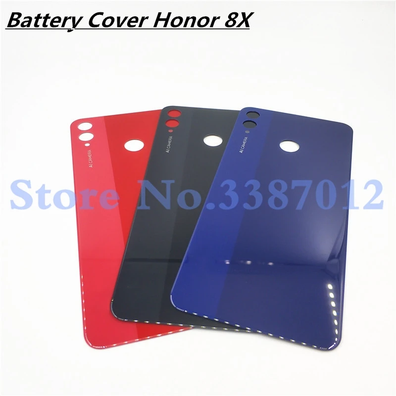 Оригинальный чехол для Huawei Honor 8X 8 X задняя крышка батарейного отсека корпуса 3D