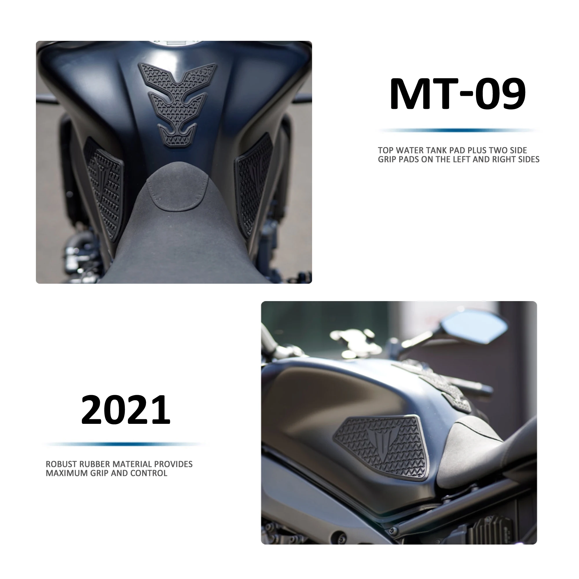 Новинка для Yamaha MT-09 MT 09 MT09 боковая подкладка топливного бака протекторные