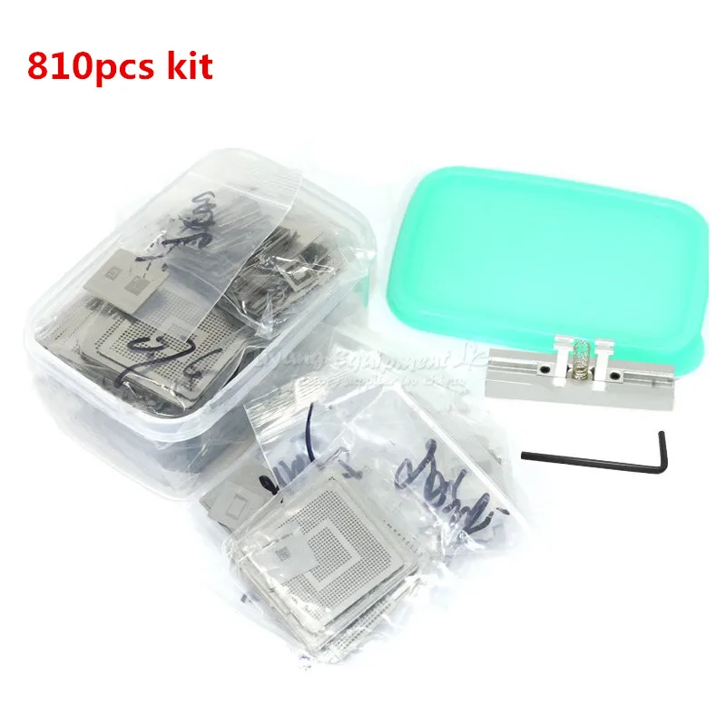 

Набор для реболлинга Bga, трафарет 219/433/640/810 шт. для реболлинга bga с прямым нагревом, полные модели