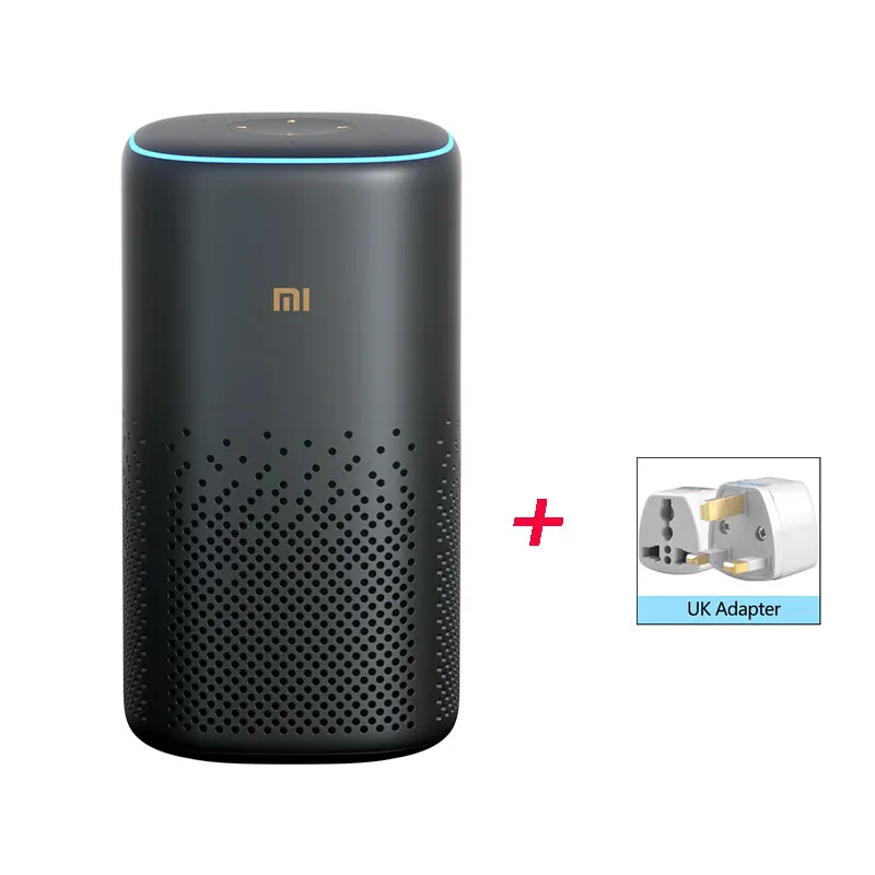 Add UK plug Xiao mi XiaoAI Bluetooth динамик Pro HiFi аудио чип Bluetooth сетчатый шлюз стерео Инфракрасный контроль mi динамик Android Iphone - Цвет: Add UK plug