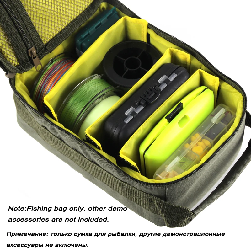 

New Fishing Tackle Bag Fishing Reel Bag Oxford Portable Fishing Reel & Gear Storage Case for Spinning Baitcasting Fly Reels