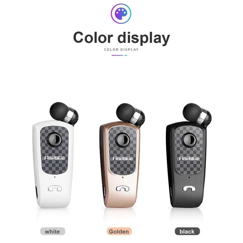 Беспроводная гарнитура Fineblue F PLUS pk f910 с клипсой Bluetooth V4.0 наушники вкладыши