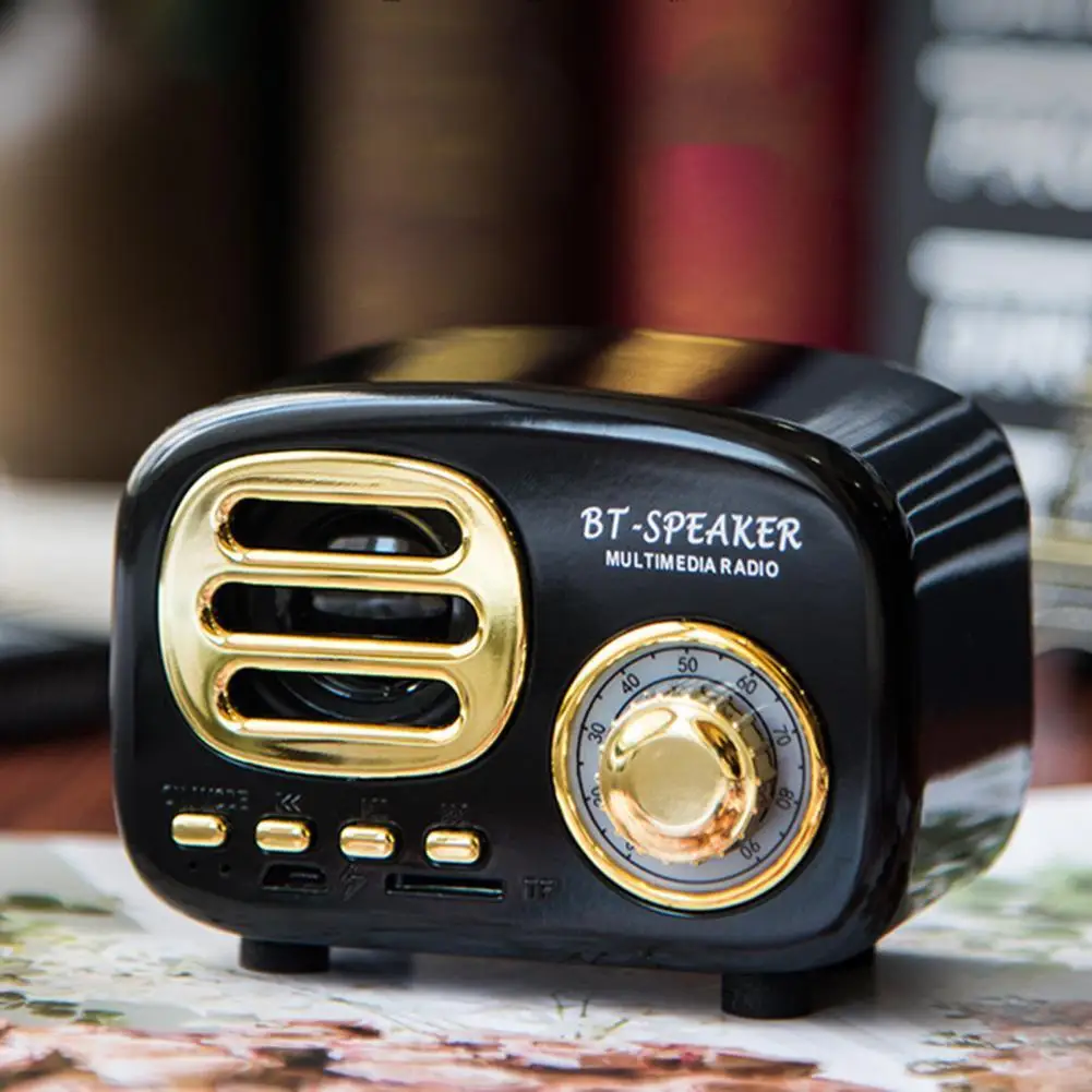 Bluetooth-колонка в ретро-стиле с поддержкой TF-карты ABS | Электроника