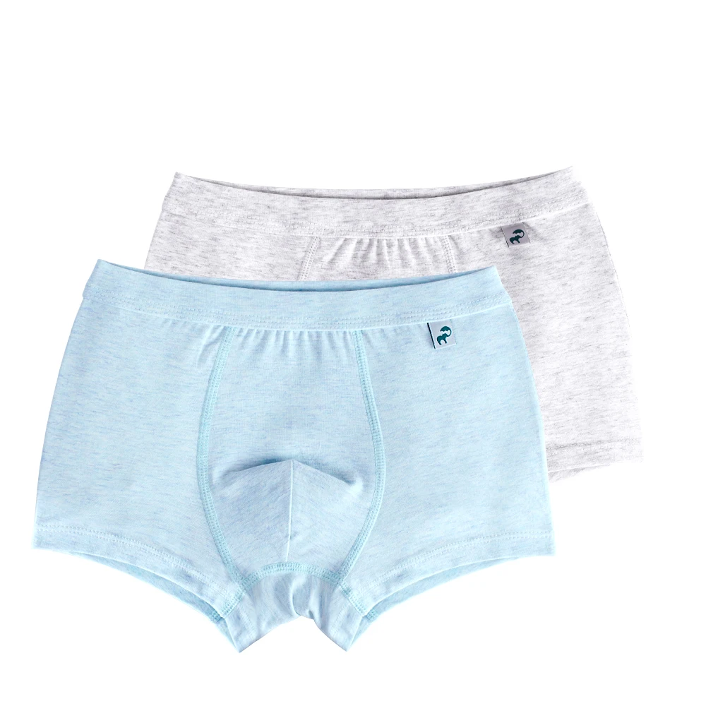 Нижнее белье для мальчиков из хлопка 2 шт. боксеры в стиле пэчворк нижнее одежда 3 4