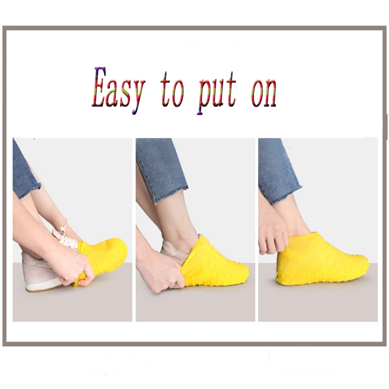 Новинка 2019 износостойкий многоразовый силиконовый чехол для обуви