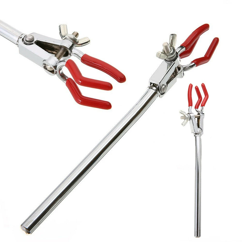 Регулируемый Маленький трубчатый зажим держатель удлинитель с тремя зубцами для