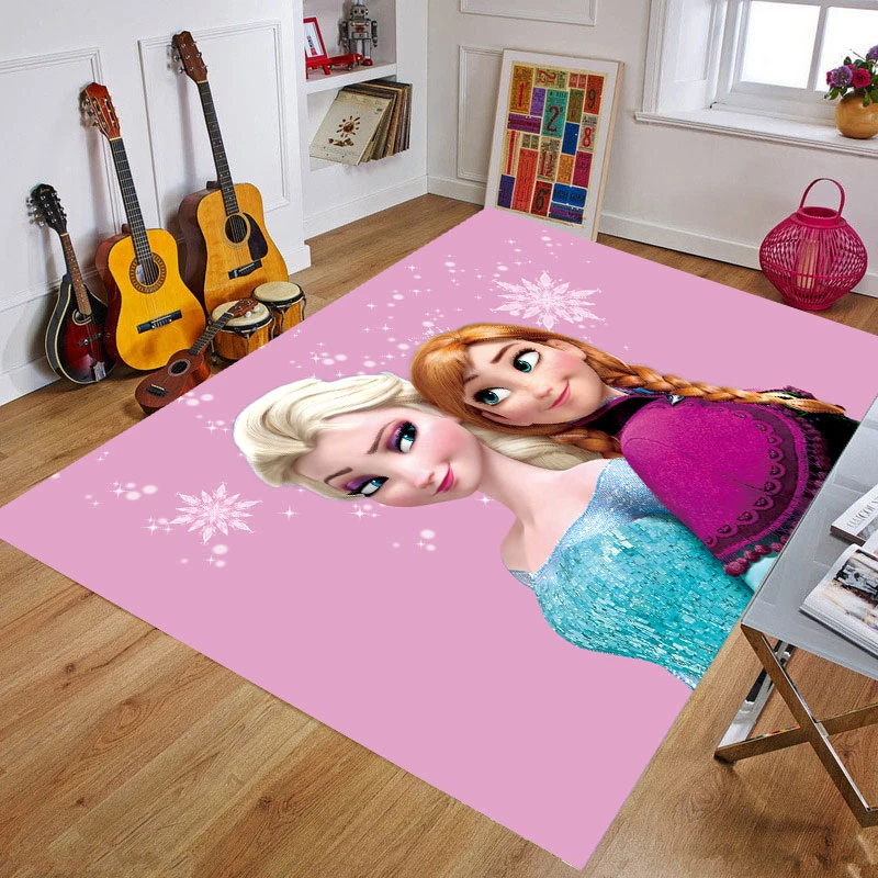 

Disney Frozen Playmat Baby Door Mat Kids Rug Game Carpet Bedroom Kitchen Carpet Indoor Bathroom Mat Children Crawling Mat Gift