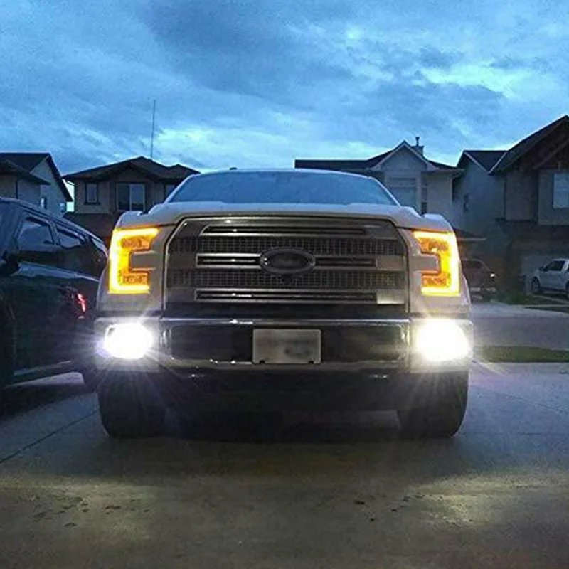 2 шт. вспомогательная лампа для 2015 2016 2017 2018 Ford F150 проектор светодиодный