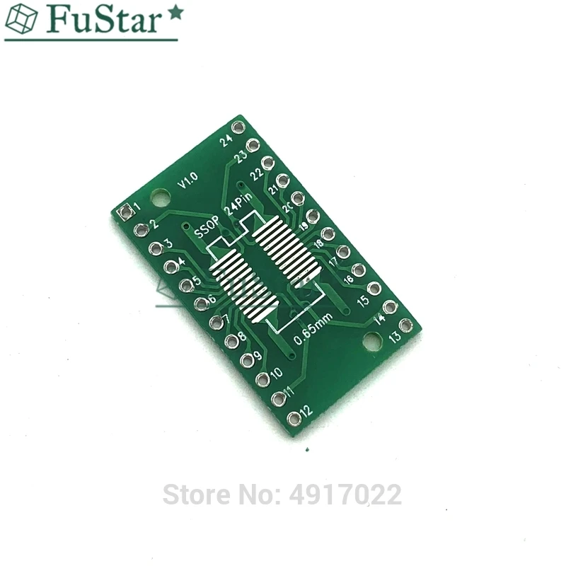 10 шт. SOP24 SSOP24 TSSOP24 к DIP24 печатная плата SMD для DIP 0 65 мм/1 27 мм до 2 54 Pin шаг