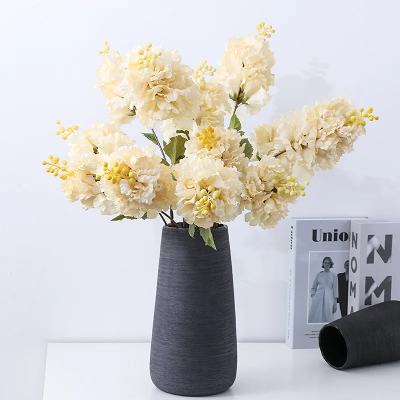 

Artificial Flowers Hydrangea 1 Bunch 2 Heads Multicolor Bouquet Party Wedding Decoration Silk DIY Bouquet Accessories