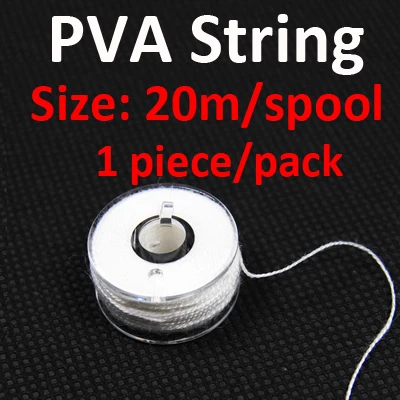 1pcs PVA String Быстро растворимые без остатка ПВА мешок-веревка-сетка для инкапсулирования Boilies Groundbait - Цвет: 1pcs PVA String