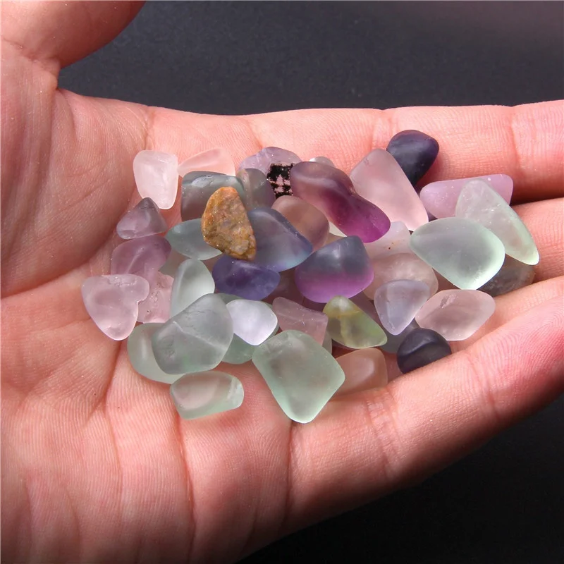 

20 G 50 G 100 G Natural Fluorite Chips Beads Wholesale Irregular Undrilled Chips Stone Gravel Beaded Loose Bead For DIY Jewelry